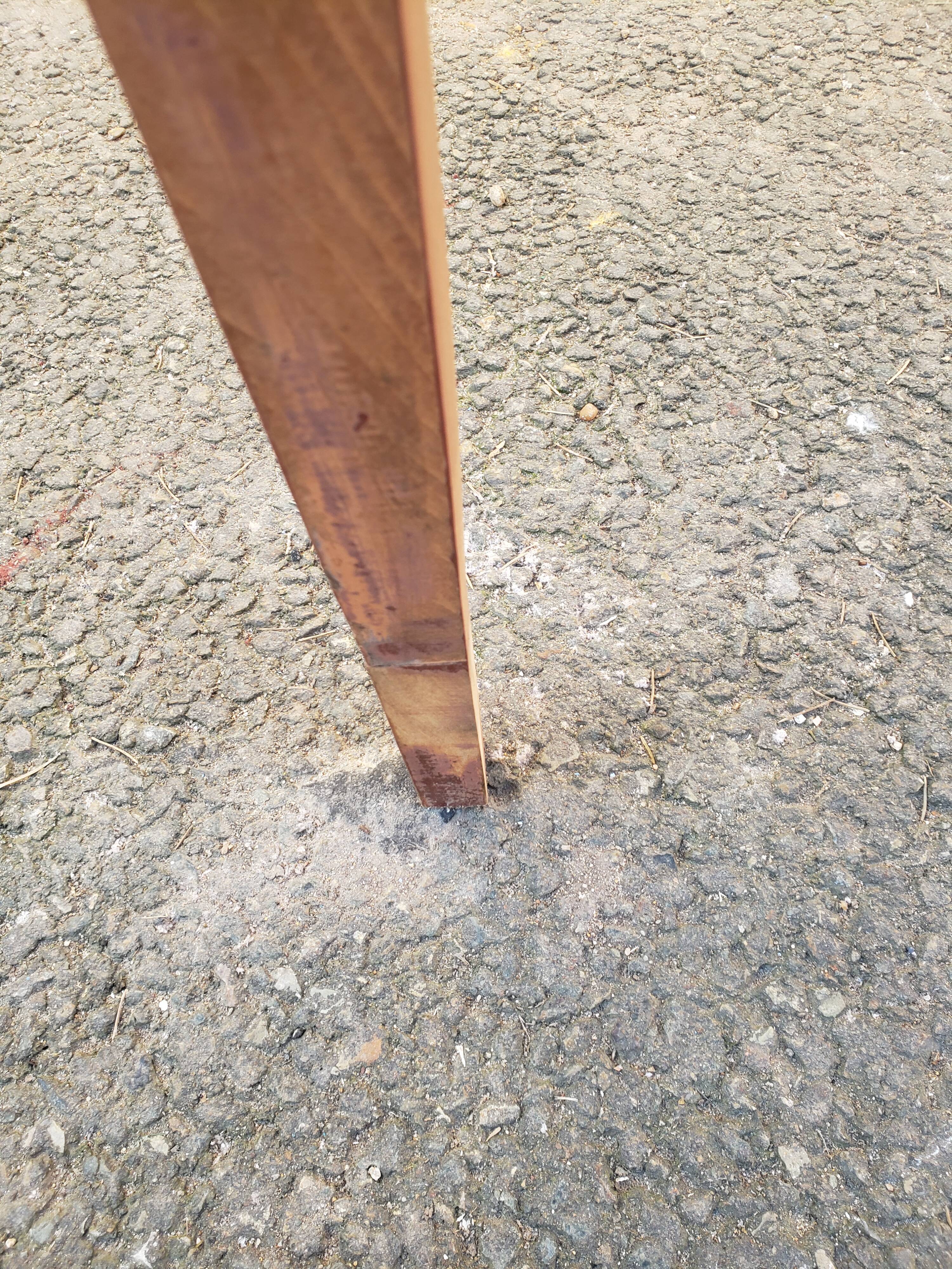 Farm table or "hiss" desk