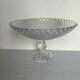 Large glass bowl on foot