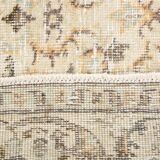 Tapis de course turc beige et marron 3x10, 84x263Cm