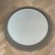 Two-tone round bathroom mirror