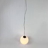 Set of 2 Mid Century Hanging Bol Lamps by Glashutte Limburg, 1970s