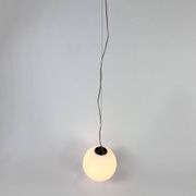 Set of 2 Mid Century Hanging Bol Lamps by Glashutte Limburg, 1970s