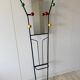 Coat rack, vintage cloakroom with mirror