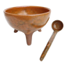 Terracotta tripod punch bowl anthropomorphic shape
