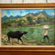 Oil painting on canvas landscape Asia