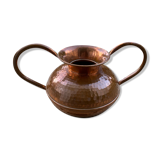 Pot Villedieu in hammered copper