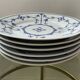 Set of 6 vintage porcelain dessert plates Germany