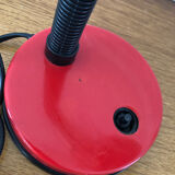 Vintage desk lamp in red metal