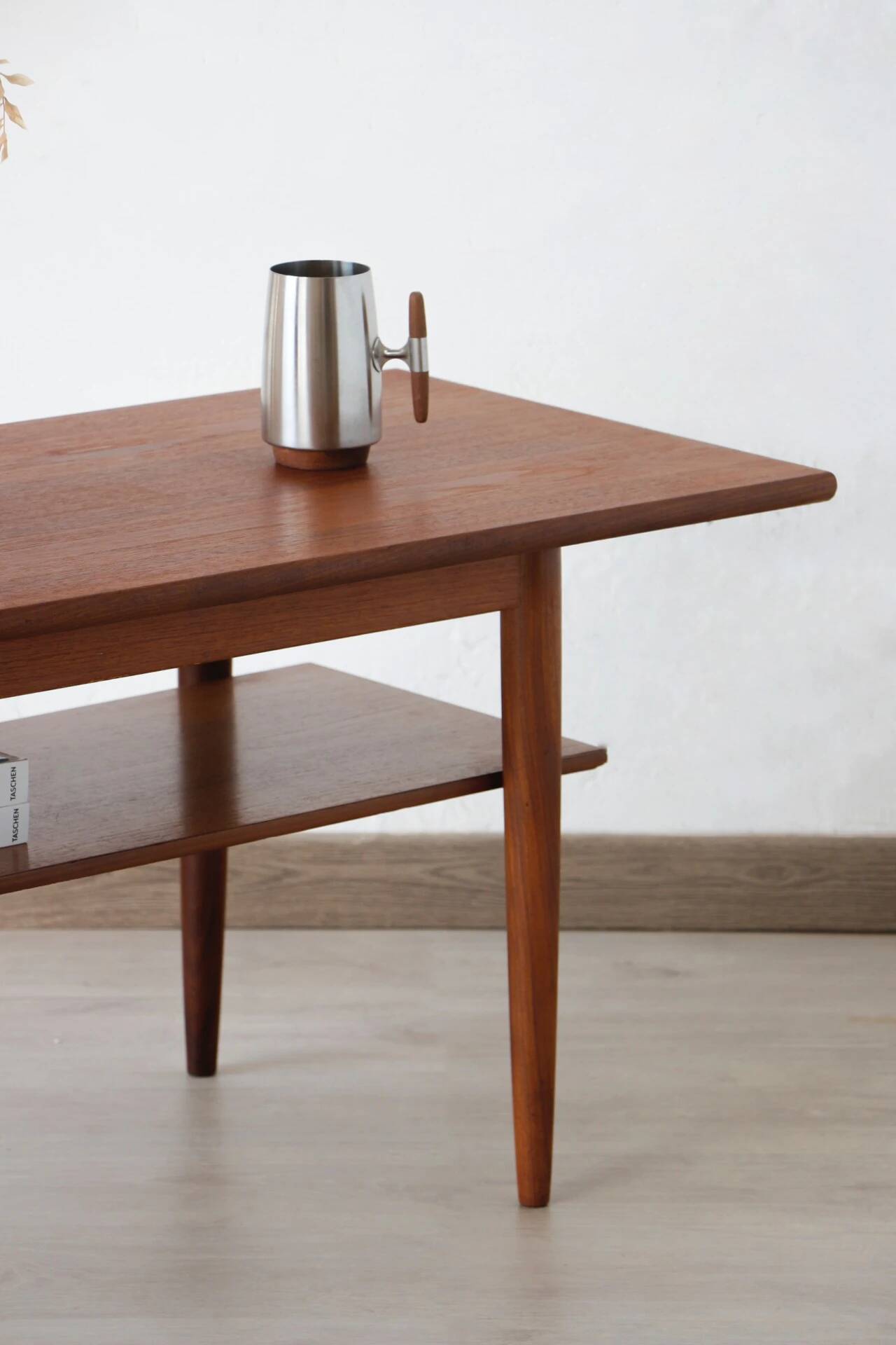 Vintage Scandinavian teak coffee table (Denmark, 1960s)
