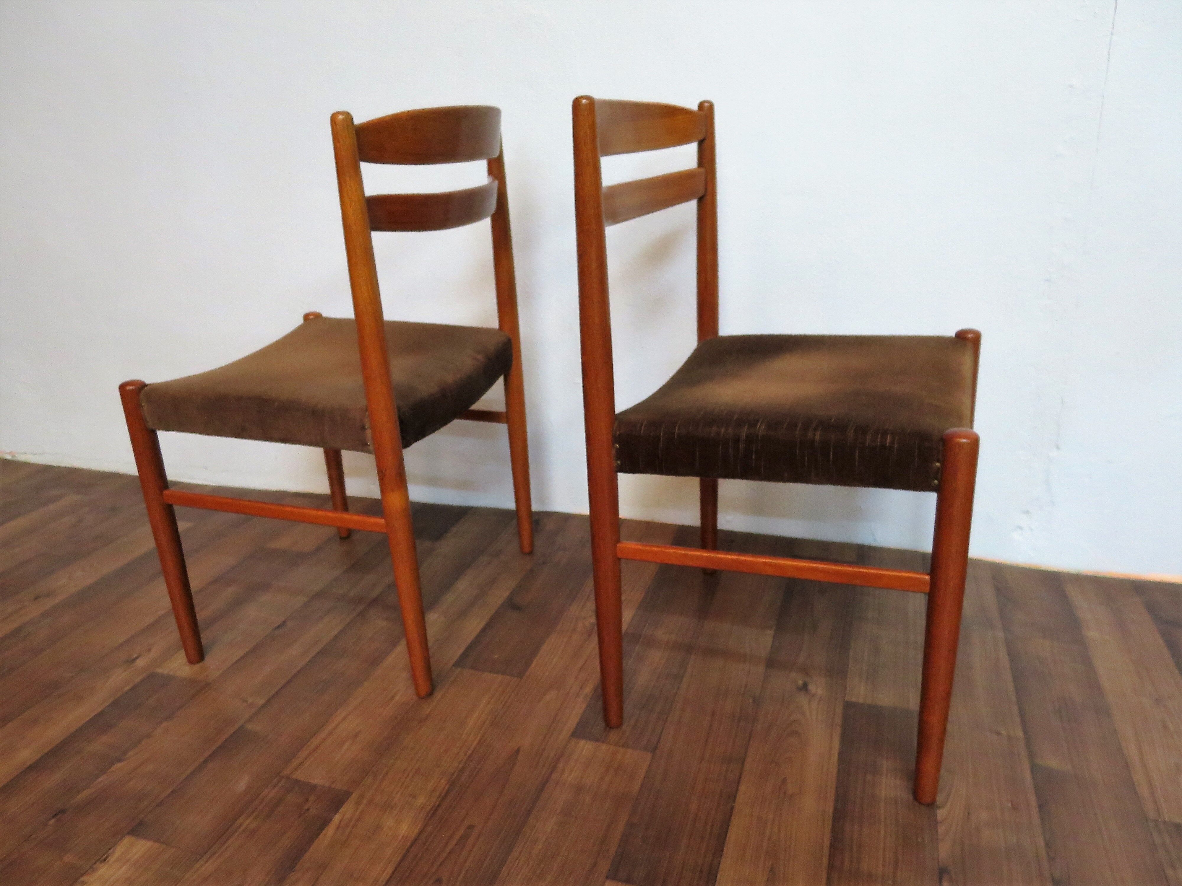Pair of scandinavian chairs Johansson