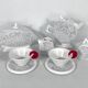 Ceramic Tea Set by Mas for Memphis Milano, 1980s, Set of 7