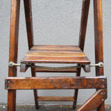 old stepladder scale vintage library