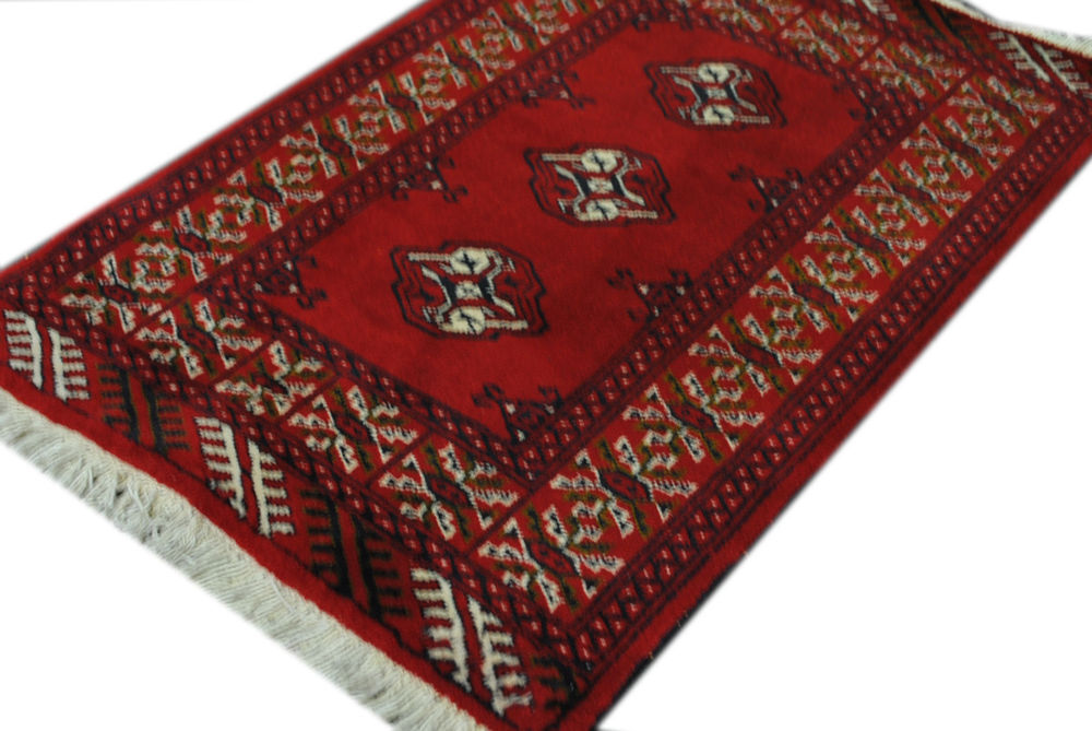 Torkaman authentic persian carpet 92cmx65cm