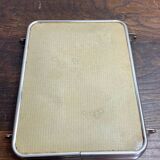 Triptych barber mirror, 1960, houndstooth back