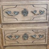 Vintage chest of drawers in natural wood
