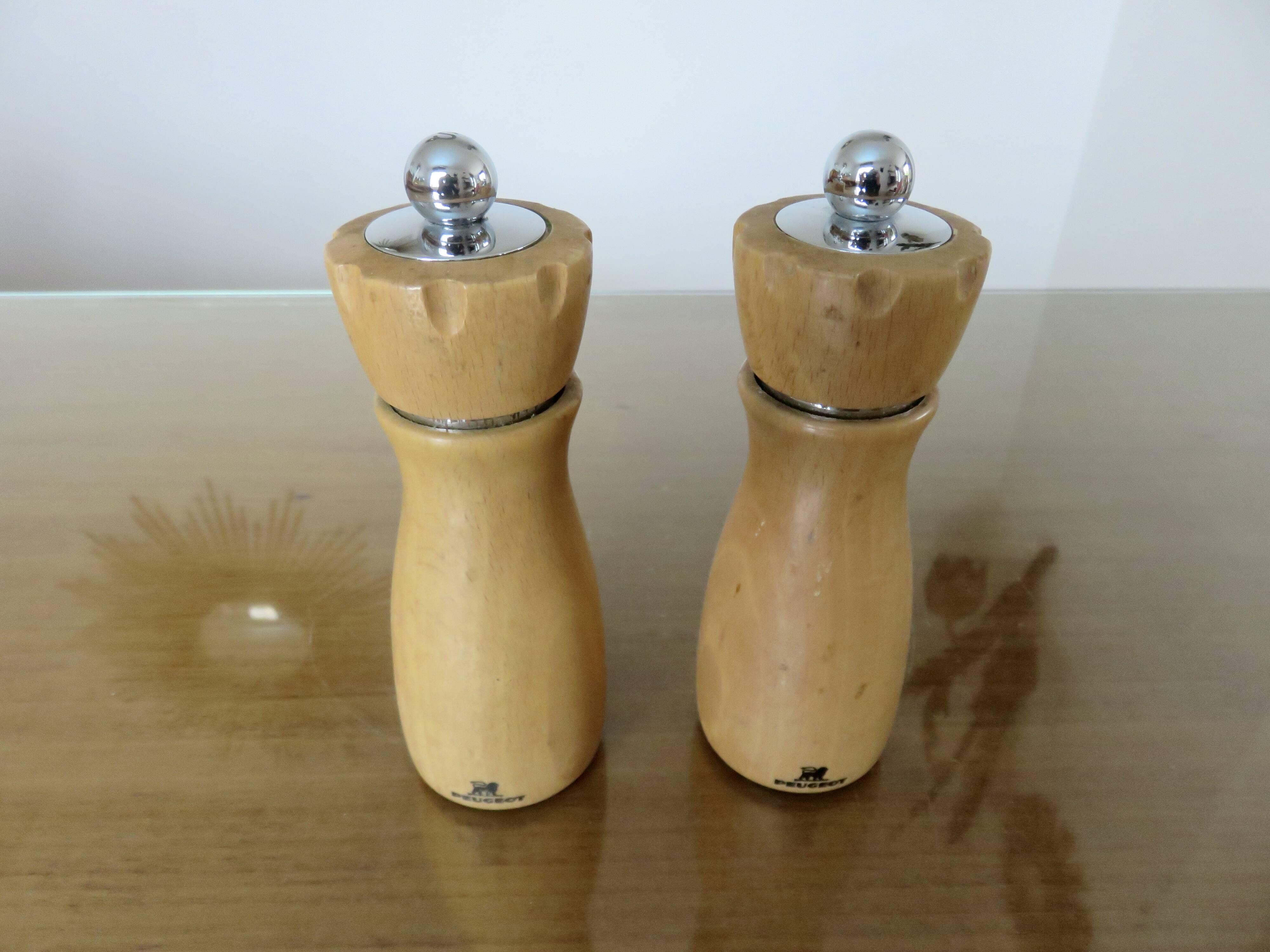 “Peugeot Frères” pepper and salt mill duo