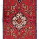 Traditional vintage red runner rug handwoven long oriental wool carpet runner -85x240cm
