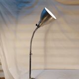 Old conical workshop lamp with vice - 50s