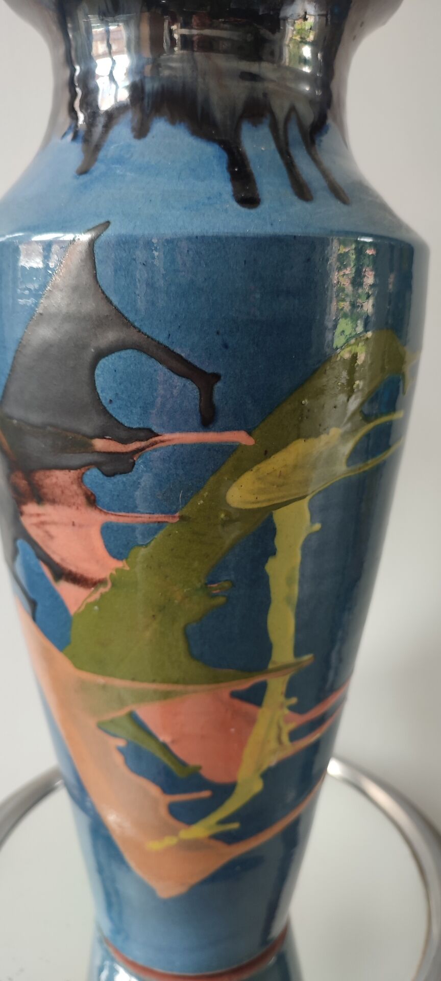 Large ceramic vase of 39 cm Atelier Thomas BUXÓ (1970)