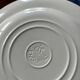 9-piece service of English plates with blue and white country decor
