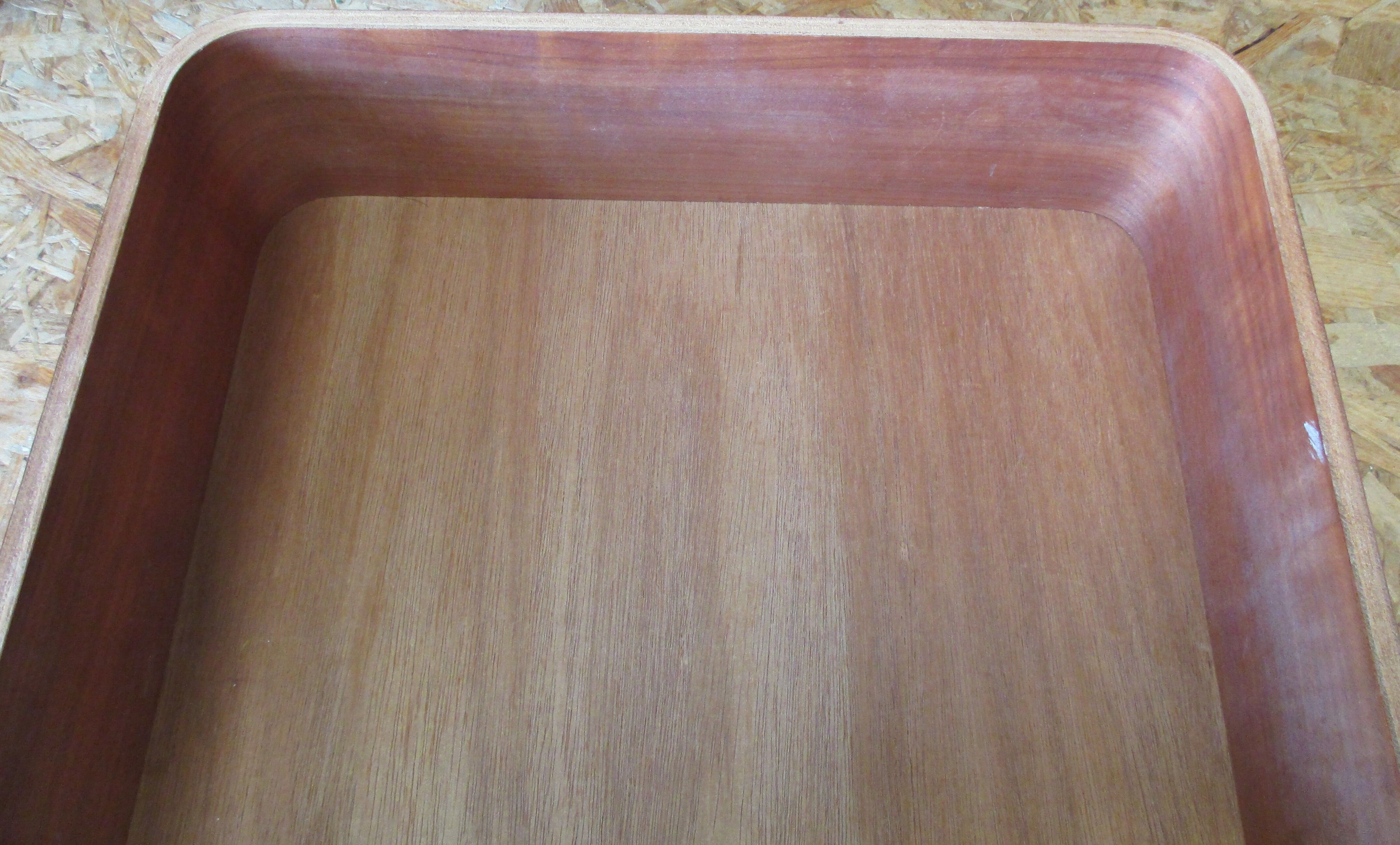 70 's teak long chest of drawers 9 drawers Shreiber