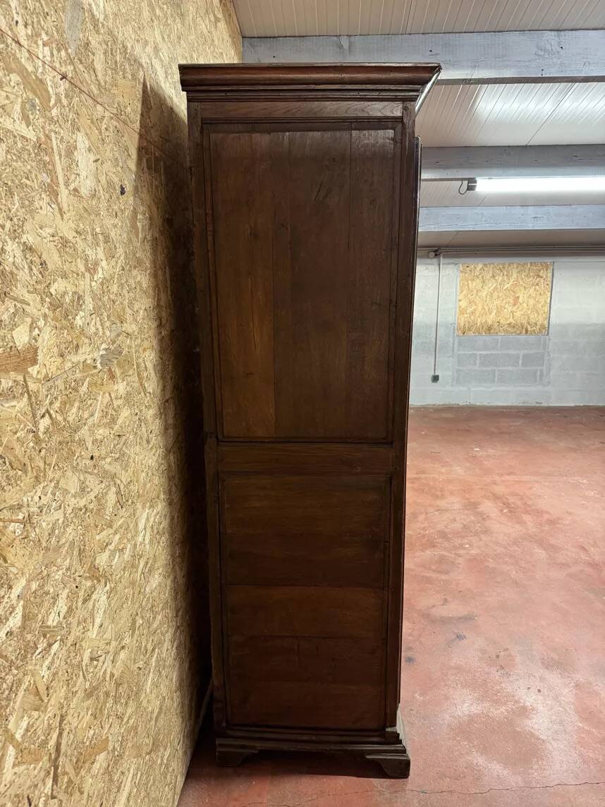 Antique oak bonnetière - Circa 1870