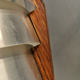 Hanging lamps, made of aluminium and rosewood veneer