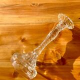Bougeoir haut en verre