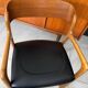 Vintage Baumann sleigh armchair