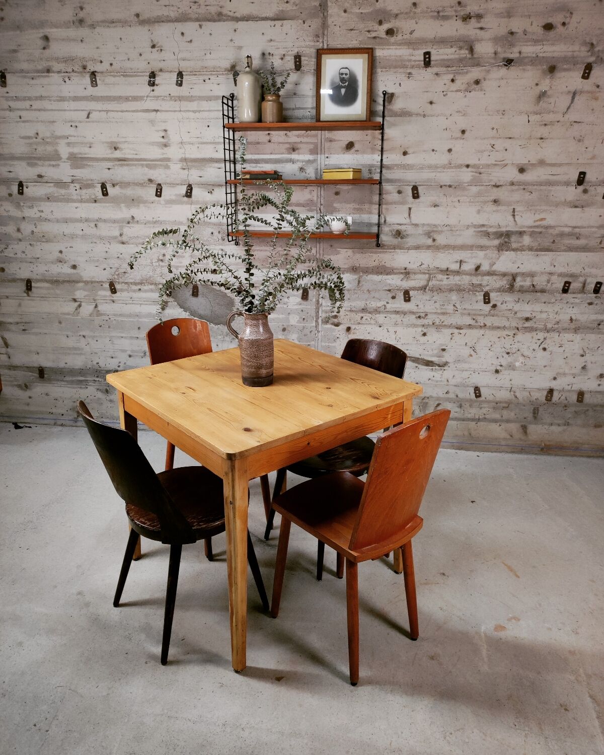 Square farmhouse table
