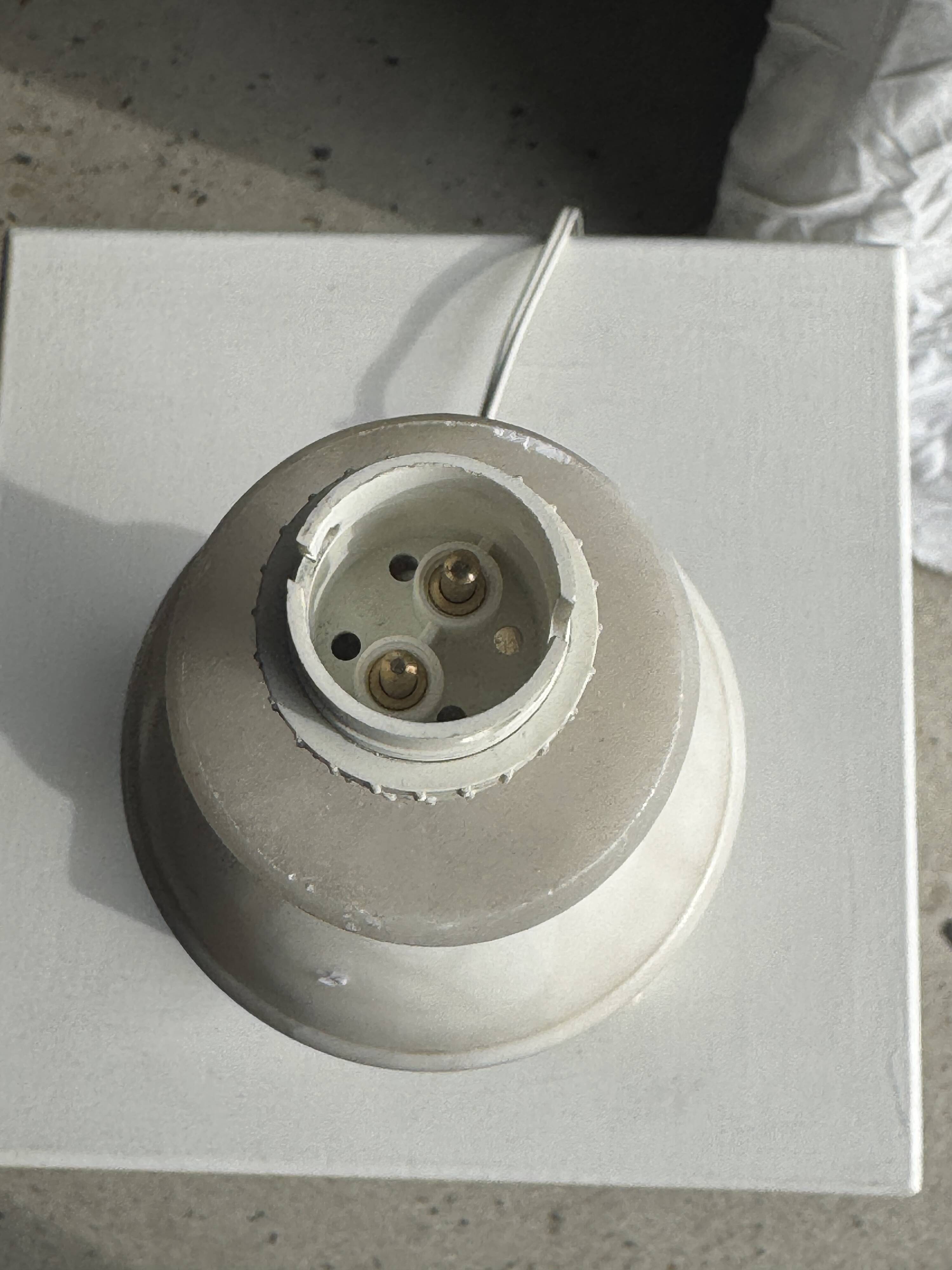 Large alabaster lamp base H41 D11
