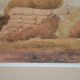 French School of the early 20th century “The Ruins” Watercolor
