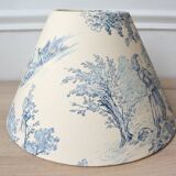Blue toile de Jouy lampshade