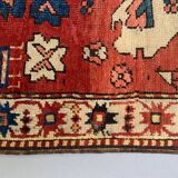 Caucasian Adler, Eagle Kazak Rug 190x113 cm vintage tribal carpet