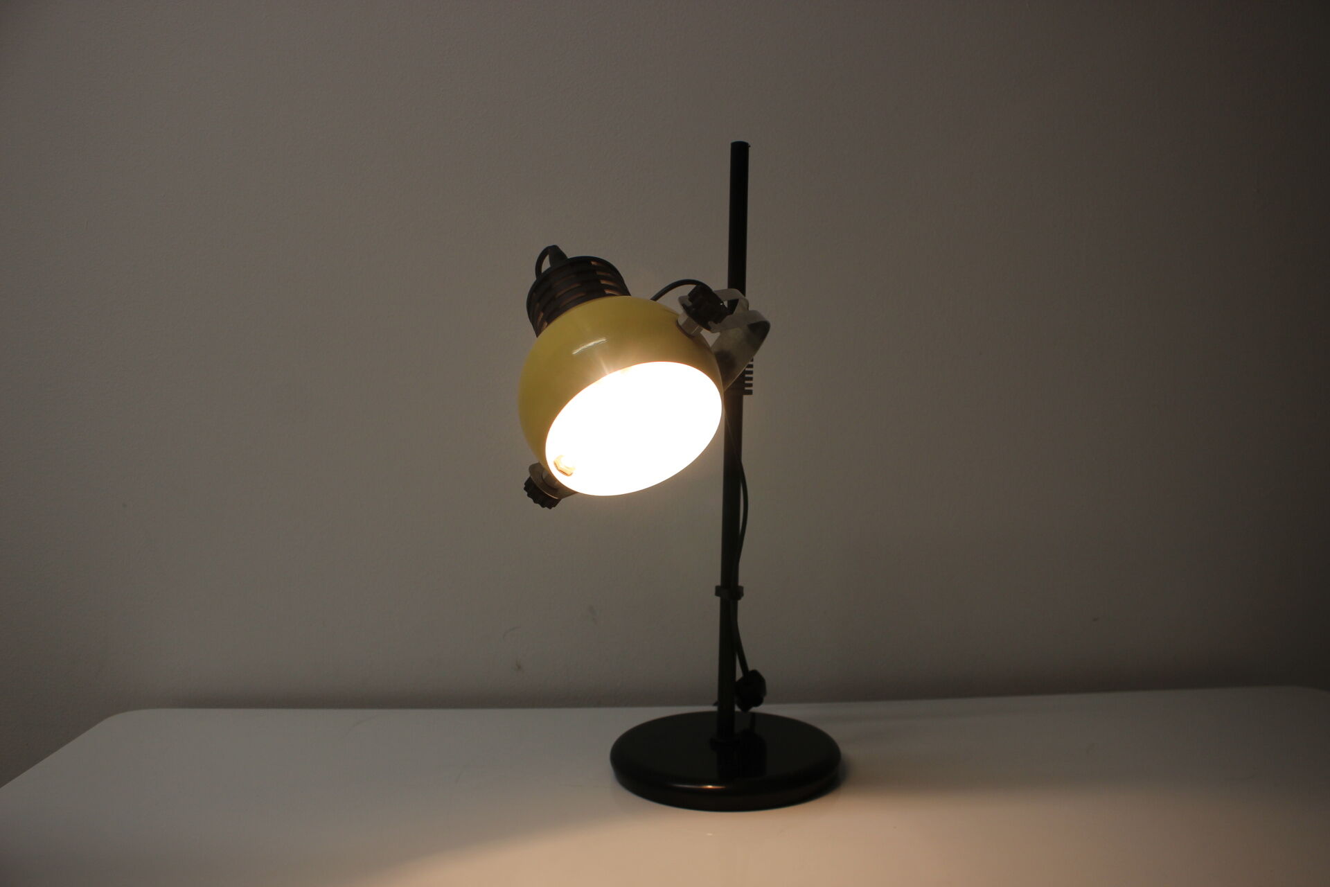 Adjustable mid-century table lamp, Czechoslovakia
