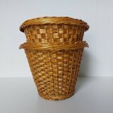 Cache Pots Osier Tressé