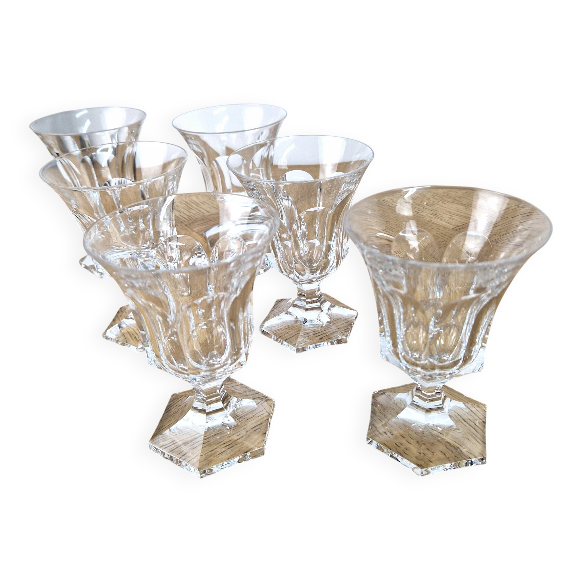 Set of 6 Villeroy & Boch SAAS crystal glasses – red wine glasses model