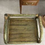 Rattan bedside table