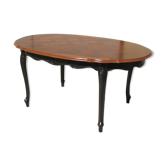 Oval table of style Louis XV cherrywood