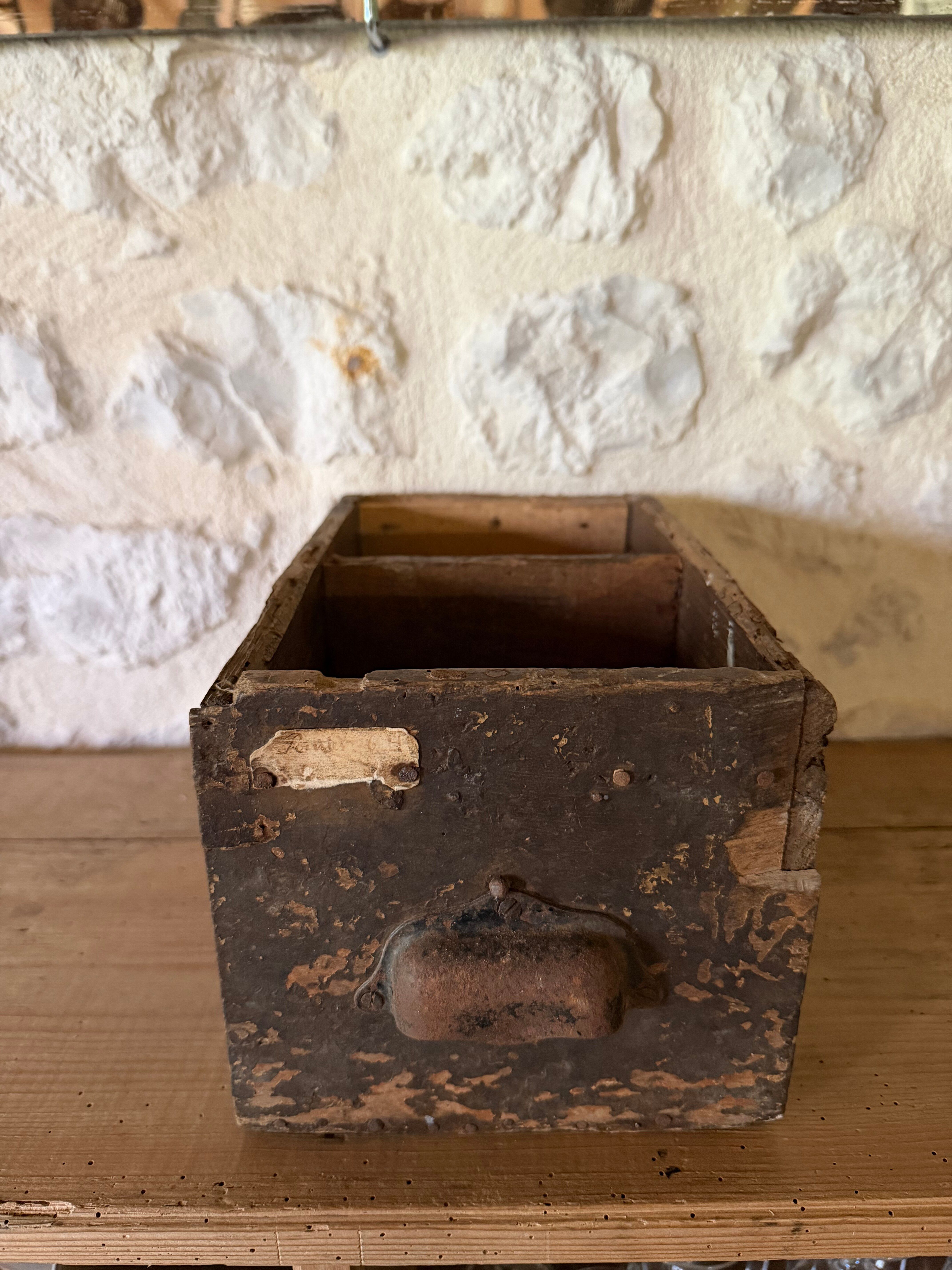Wooden craft box