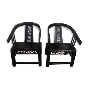 Lot de 2 chaises ming