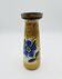 Glazed terracotta vase decorated with ropes and blue flowers - 661008