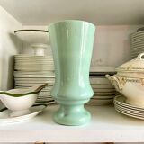 Water green opaline vase