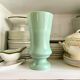 Water green opaline vase