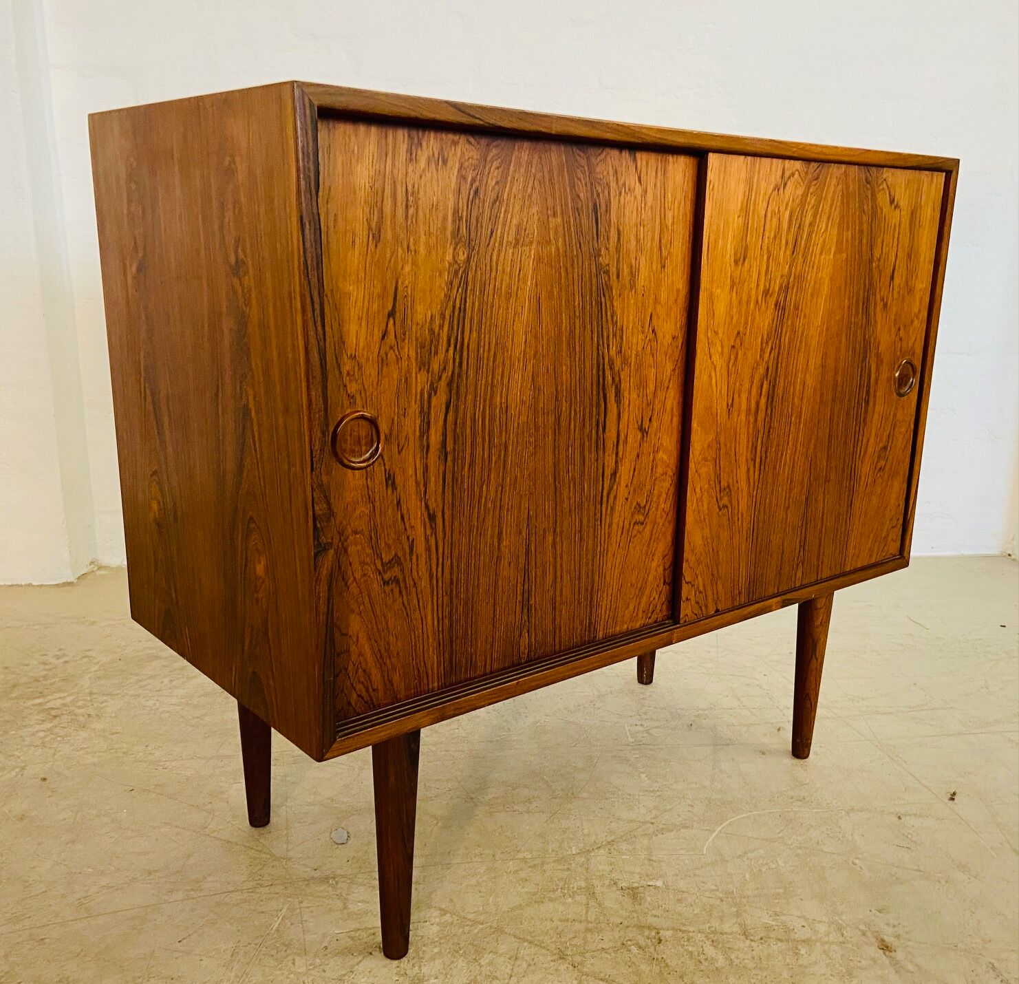 Vintage Danish mid-century rosewood chest of drawers 1960s