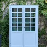 Vintage 1960s Parisian glass cabinet