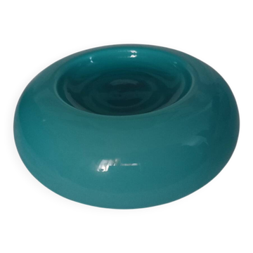 Art Deco Ceiling Lamp Turquoise Opaline Glass