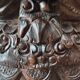 Ancien masque sculpture Indonésie palissandre