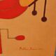 Abstract painting by Franco Balleri 1977 oil on canvas 80x60