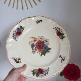 Large Round Dish Sarreguemines Agreste